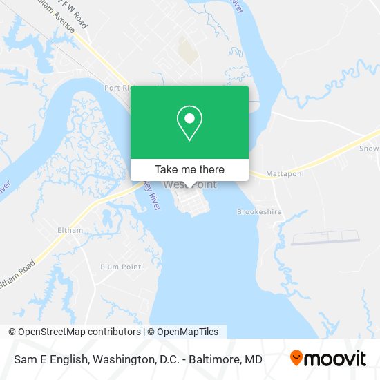 Sam E English map