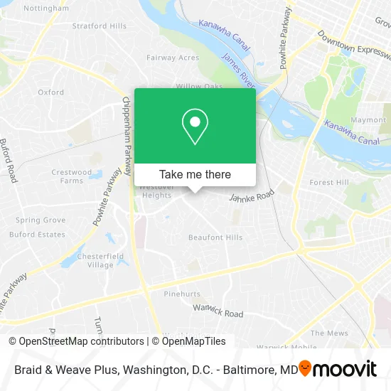 Braid & Weave Plus map