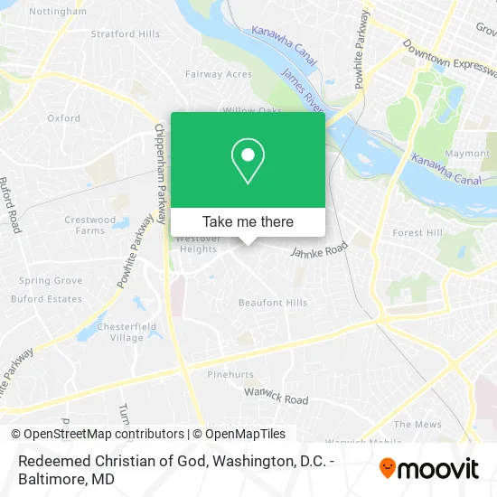 Redeemed Christian of God map