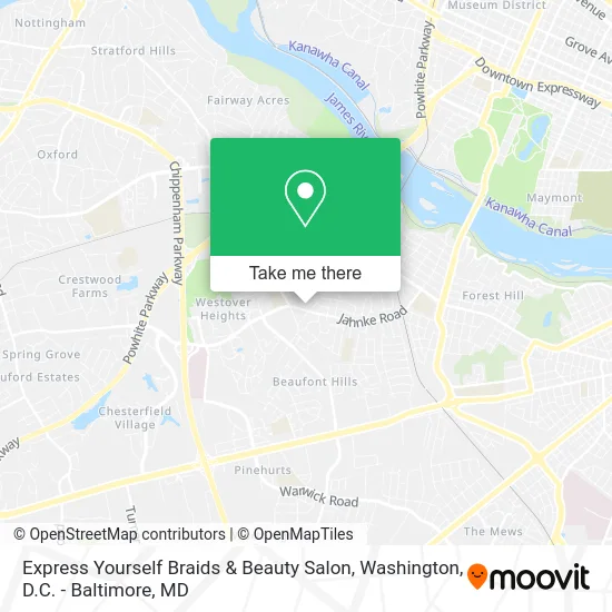 Express Yourself Braids & Beauty Salon map