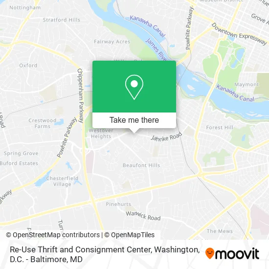 Re-Use Thrift and Consignment Center map