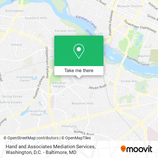 Hand and Associates Mediation Services map