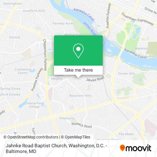 Jahnke Road Baptist Church map