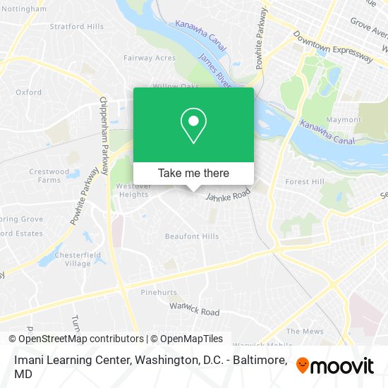 Imani Learning Center map