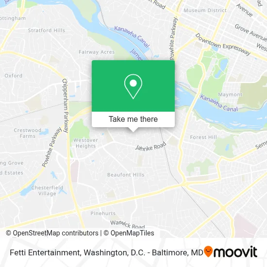 Fetti Entertainment map