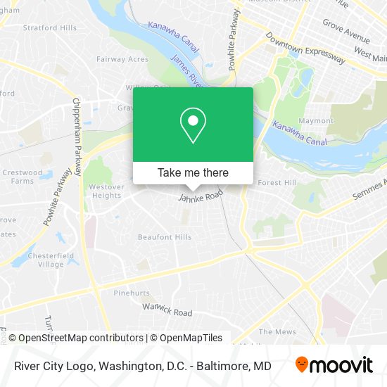 Mapa de River City Logo