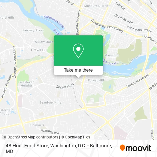 48 Hour Food Store map