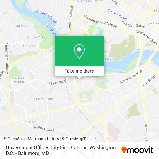 Mapa de Government Offices City Fire Stations