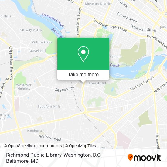 Richmond Public Library map