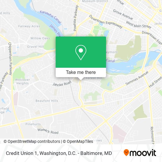 Credit Union 1 map
