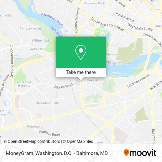 MoneyGram map