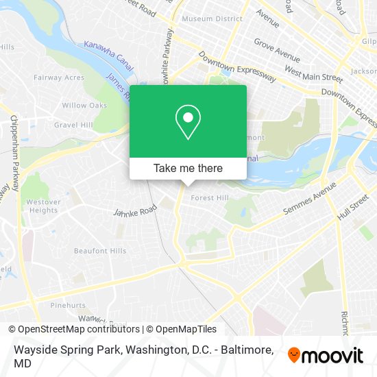 Wayside Spring Park map