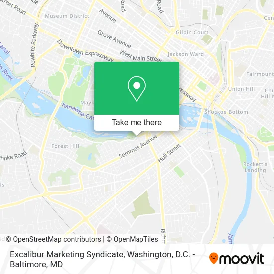 Excalibur Marketing Syndicate map