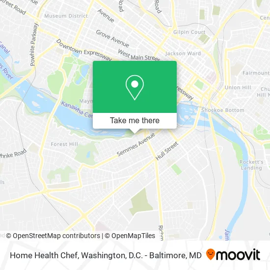Home Health Chef map