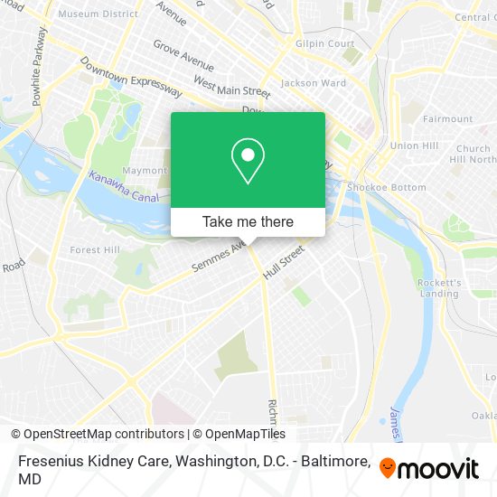 Fresenius Kidney Care map