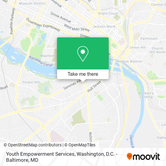Youth Empowerment Services map