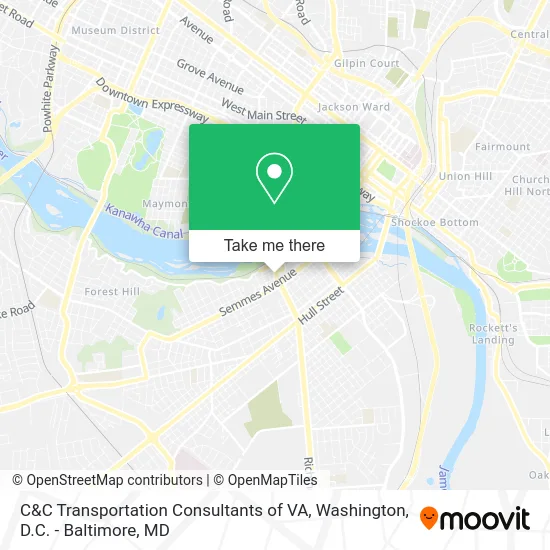 C&C Transportation Consultants of VA map