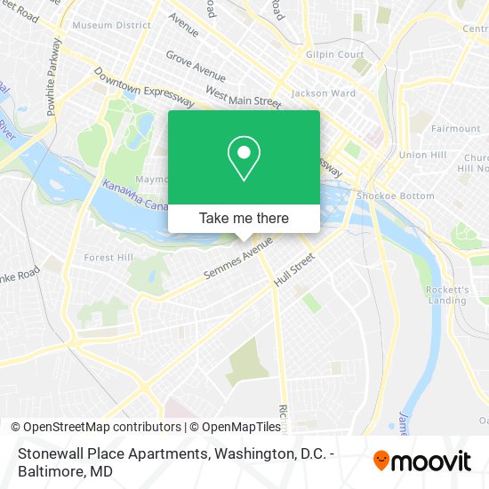 Stonewall Place Apartments map