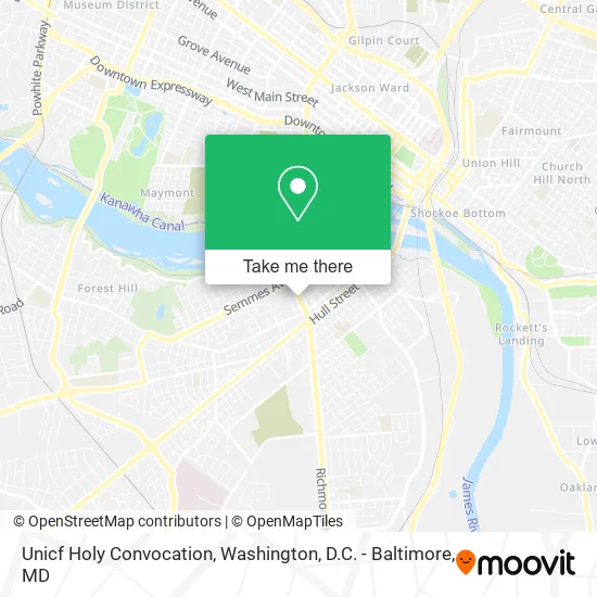 Unicf Holy Convocation map