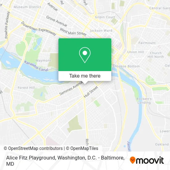 Alice Fitz Playground map