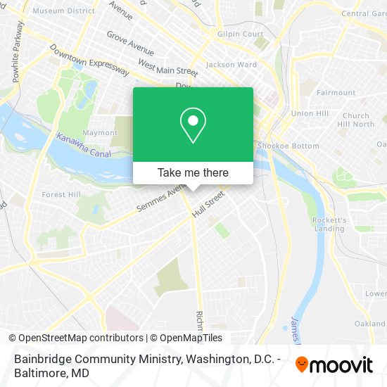 Bainbridge Community Ministry map