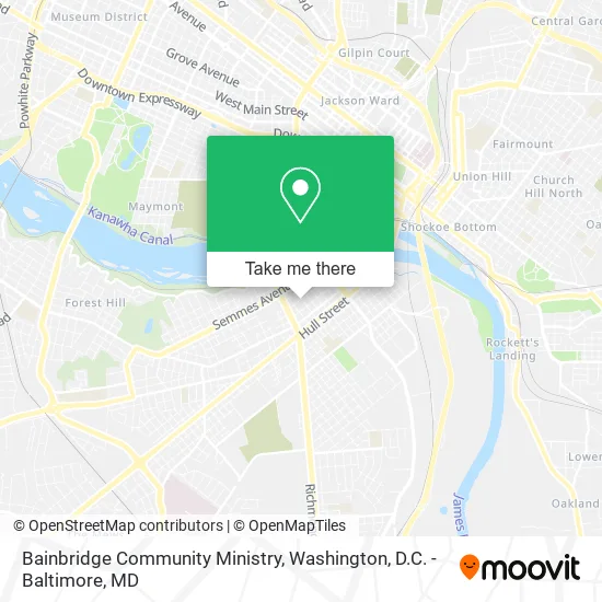 Bainbridge Community Ministry map