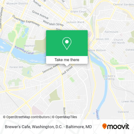 Brewer's Cafe map