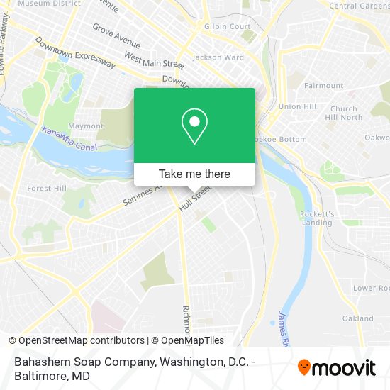 Bahashem Soap Company map