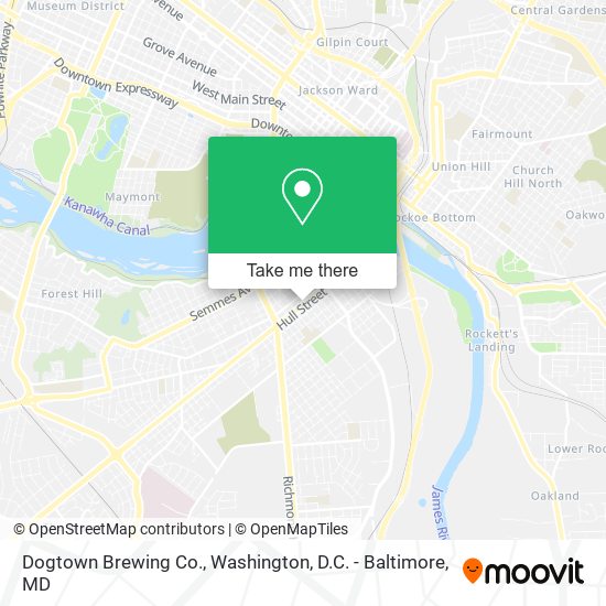 Dogtown Brewing Co. map