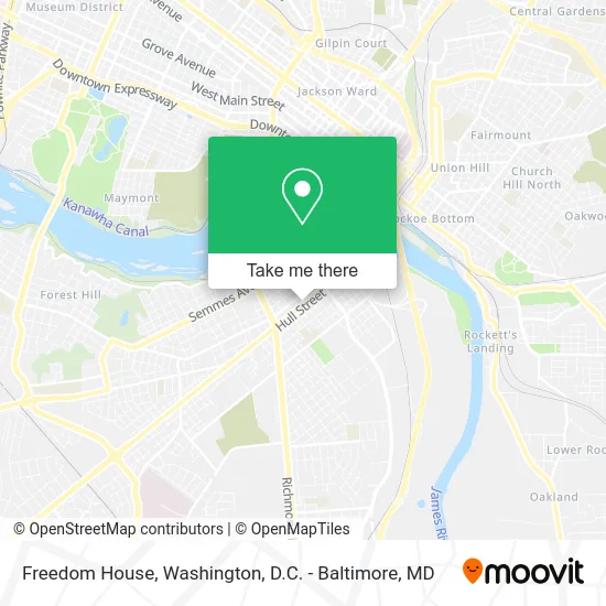 Freedom House map