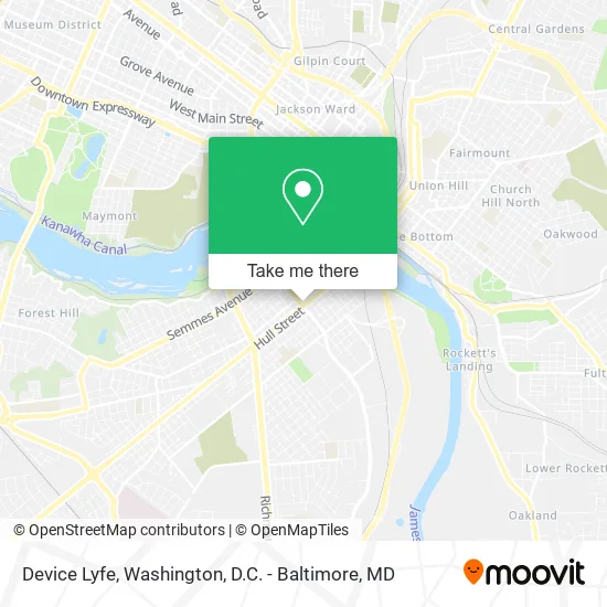 Device Lyfe map