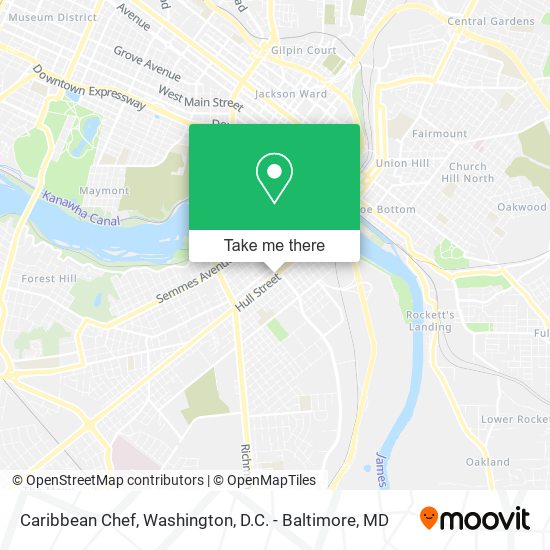 Caribbean Chef map