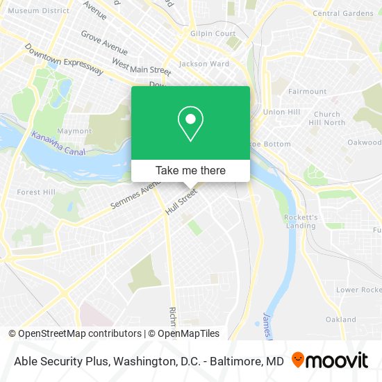 Mapa de Able Security Plus