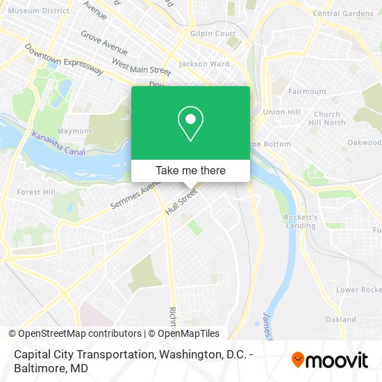 Capital City Transportation map