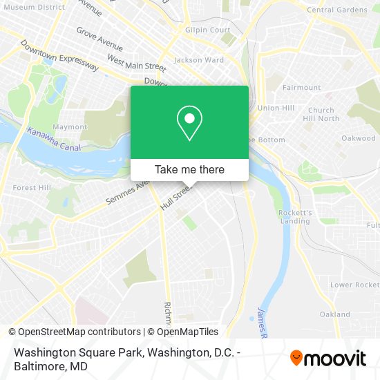 Washington Square Park map
