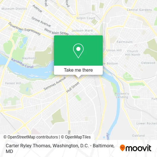 Carter Ryley Thomas map