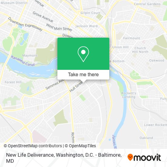 New Life Deliverance map