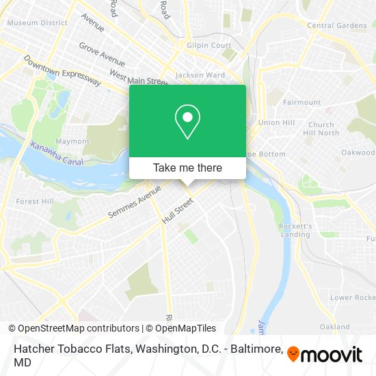 Mapa de Hatcher Tobacco Flats