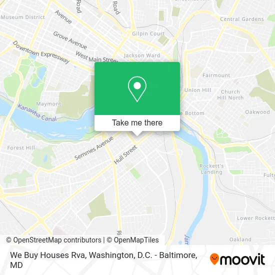We Buy Houses Rva map