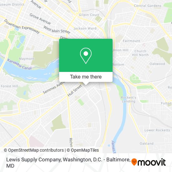 Lewis Supply Company map