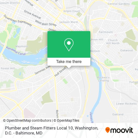Plumber and Steam Fitters Local 10 map