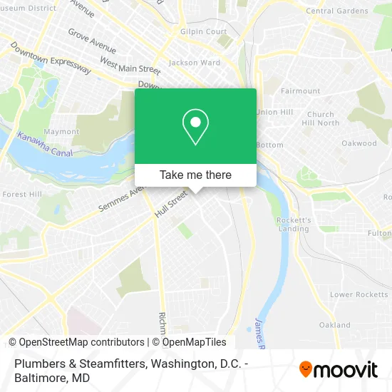 Plumbers & Steamfitters map