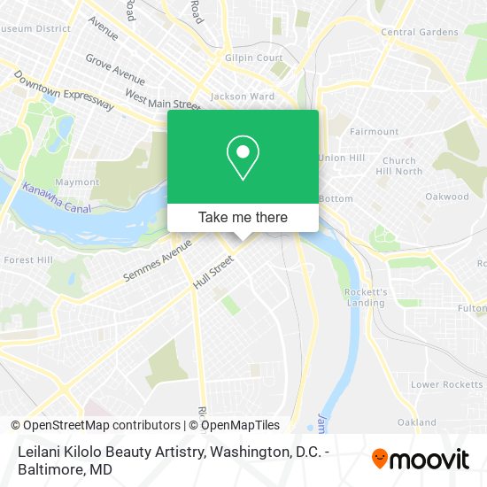 Leilani Kilolo Beauty Artistry map