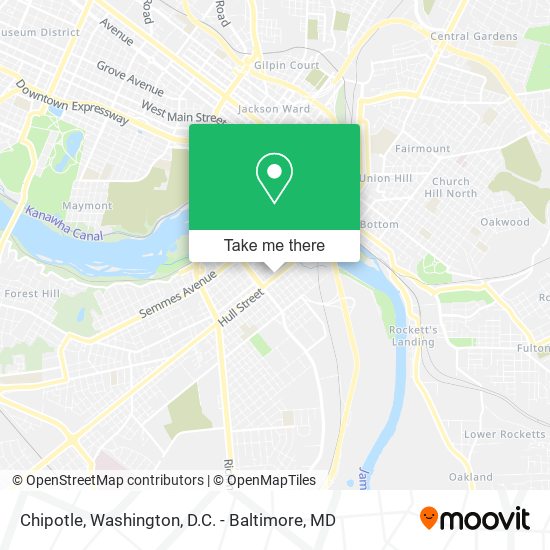Mapa de Chipotle