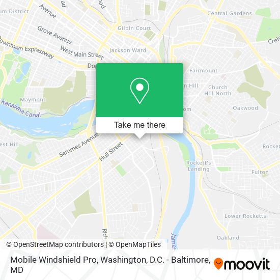 Mobile Windshield Pro map