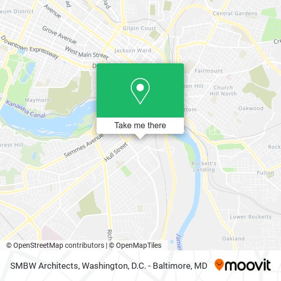 SMBW Architects map