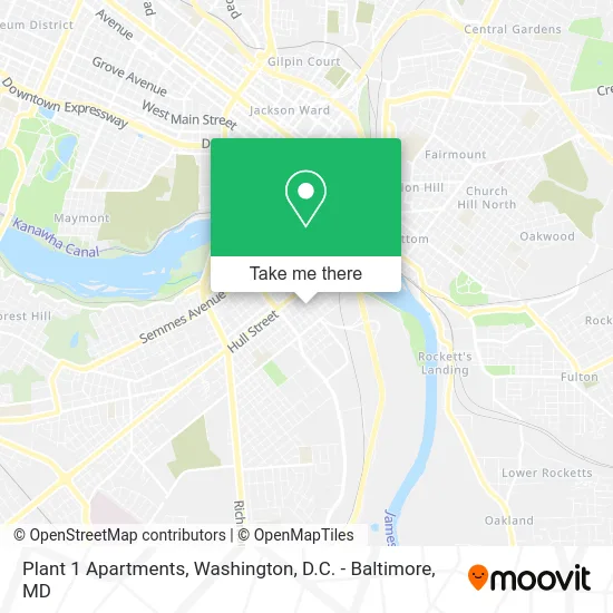 Plant 1 Apartments map