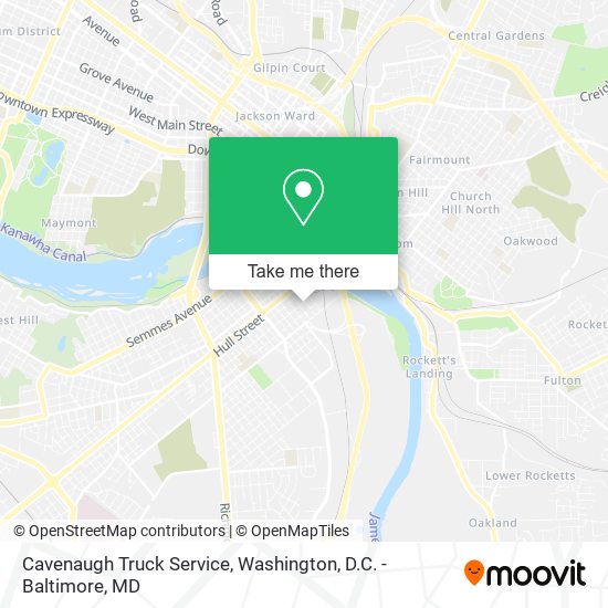 Mapa de Cavenaugh Truck Service