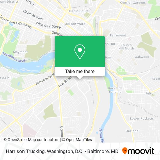 Harrison Trucking map