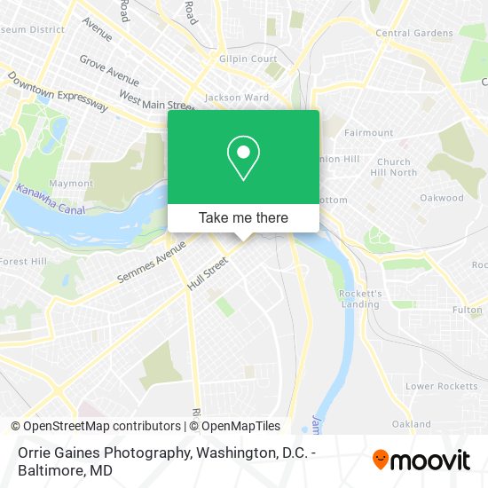 Mapa de Orrie Gaines Photography